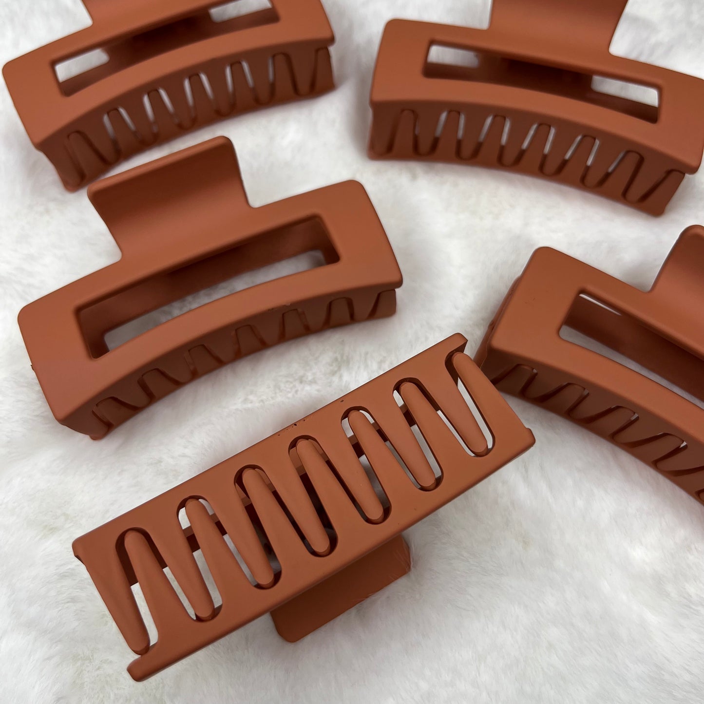 Burnt Orange Hair Clip