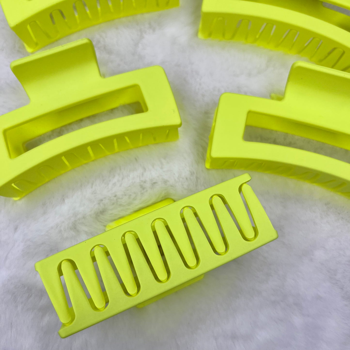 Neon Yellow Hair Clip