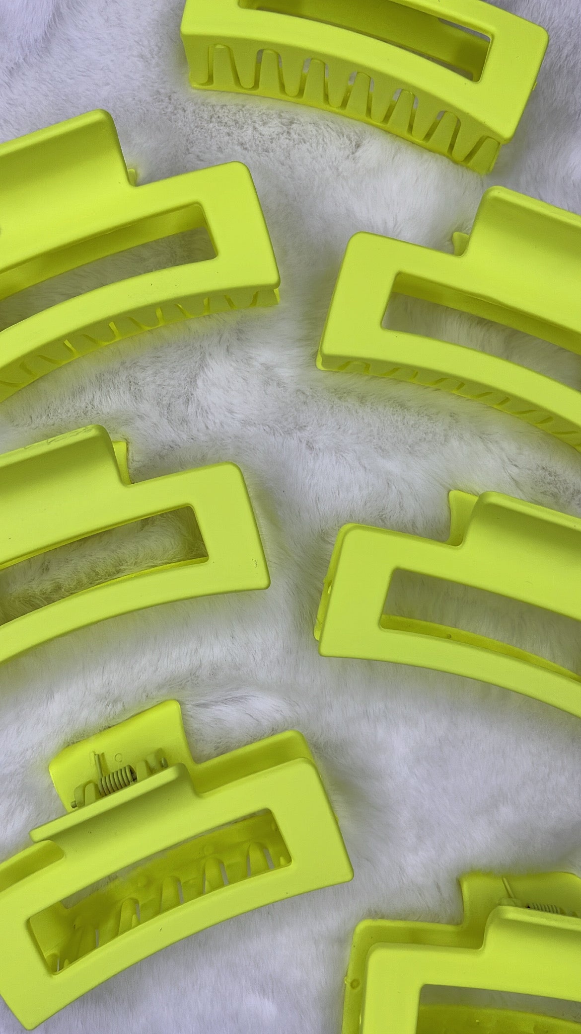 Neon Yellow Hair Clip